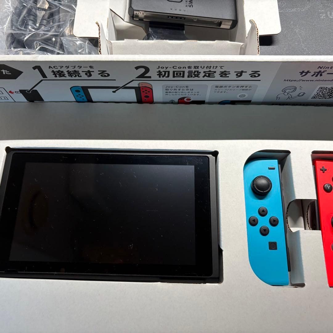 Nintendo Switch 本体 青/赤 プロコン付き