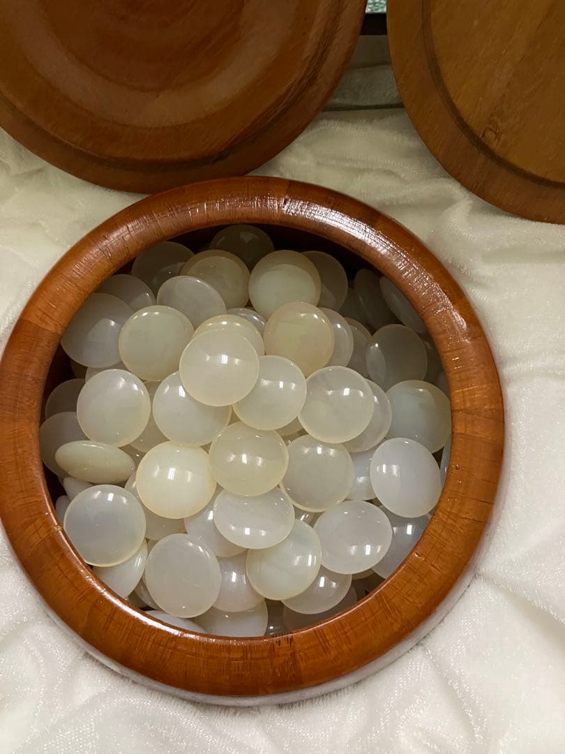 中国★囲碁・碁石★宝石瑪瑙★鑑定書付