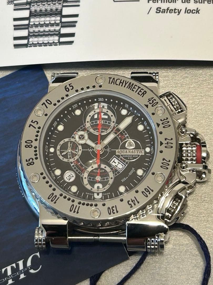 腕時計 アクアノウティック キングクーダ クロノグラフ ケースのみ 自動巻き