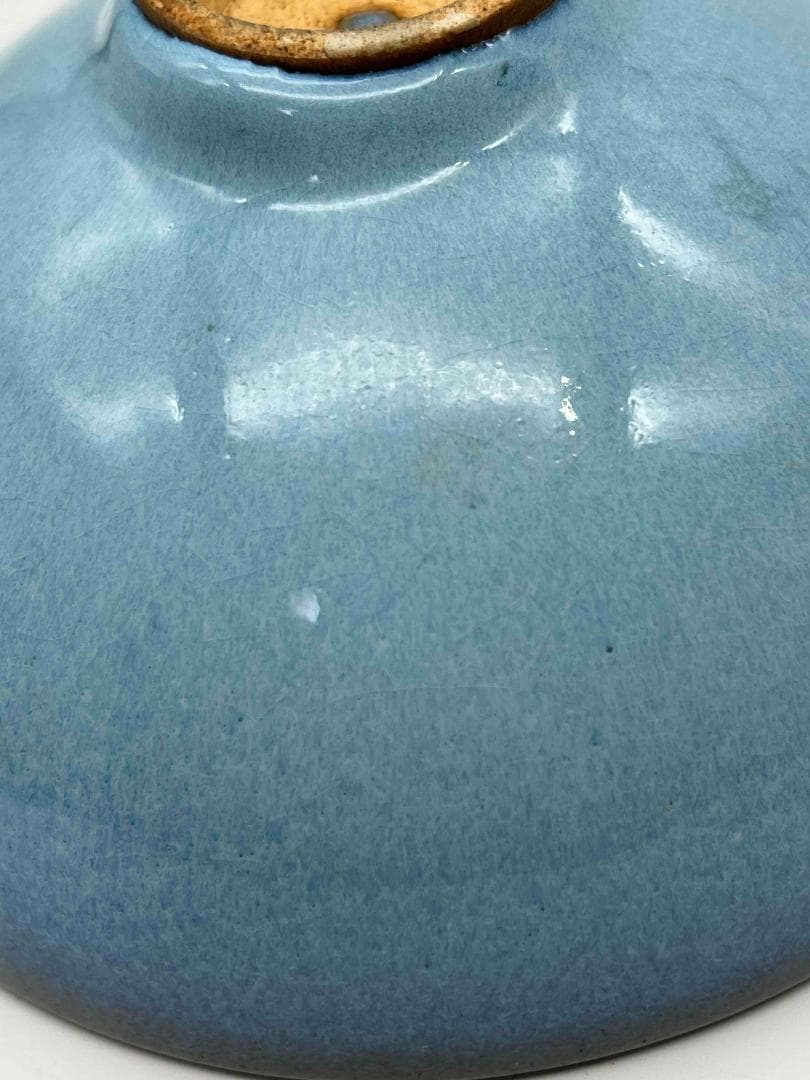 元時代 鈞窯 澱青釉紫斑茶碗 窯変釉 茶道具 水指 水差し(