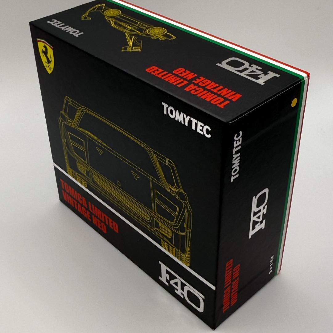 TLV-NEO フェラーリF40 (黄) 限定トミカリミテッドヴィンテージネオ
