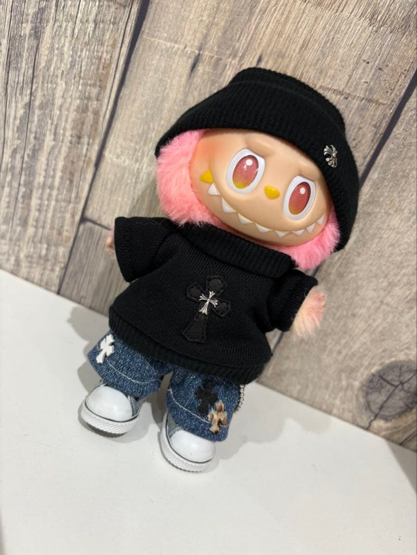 ラブブ超激レア豹柄&黒&白クロスパッチラブブ　｜⚠️お盆限定価格‼️ 究極3点セット