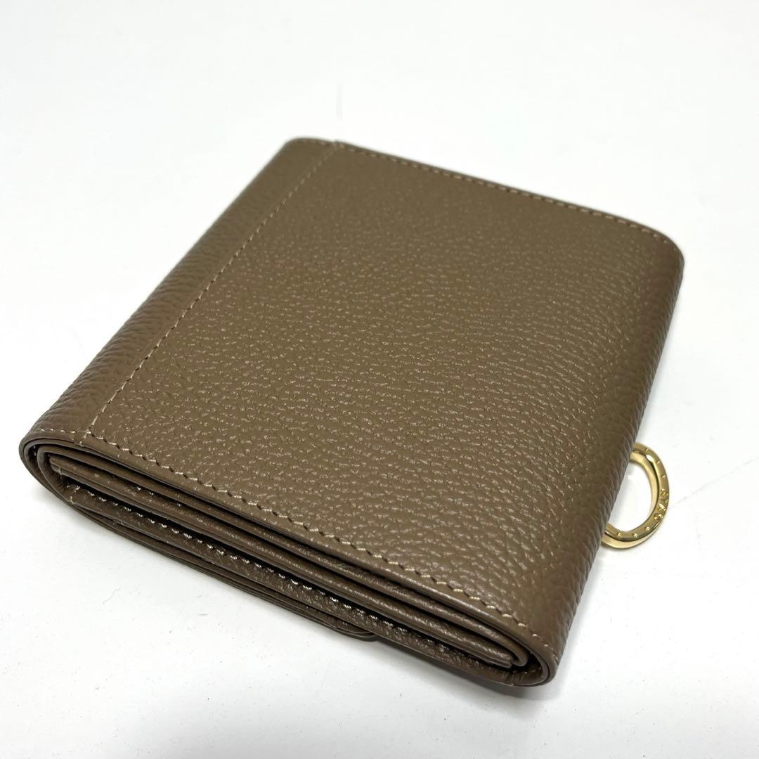 2025.12月買上証明付き】ATAO ブラウン 二つ折り財布