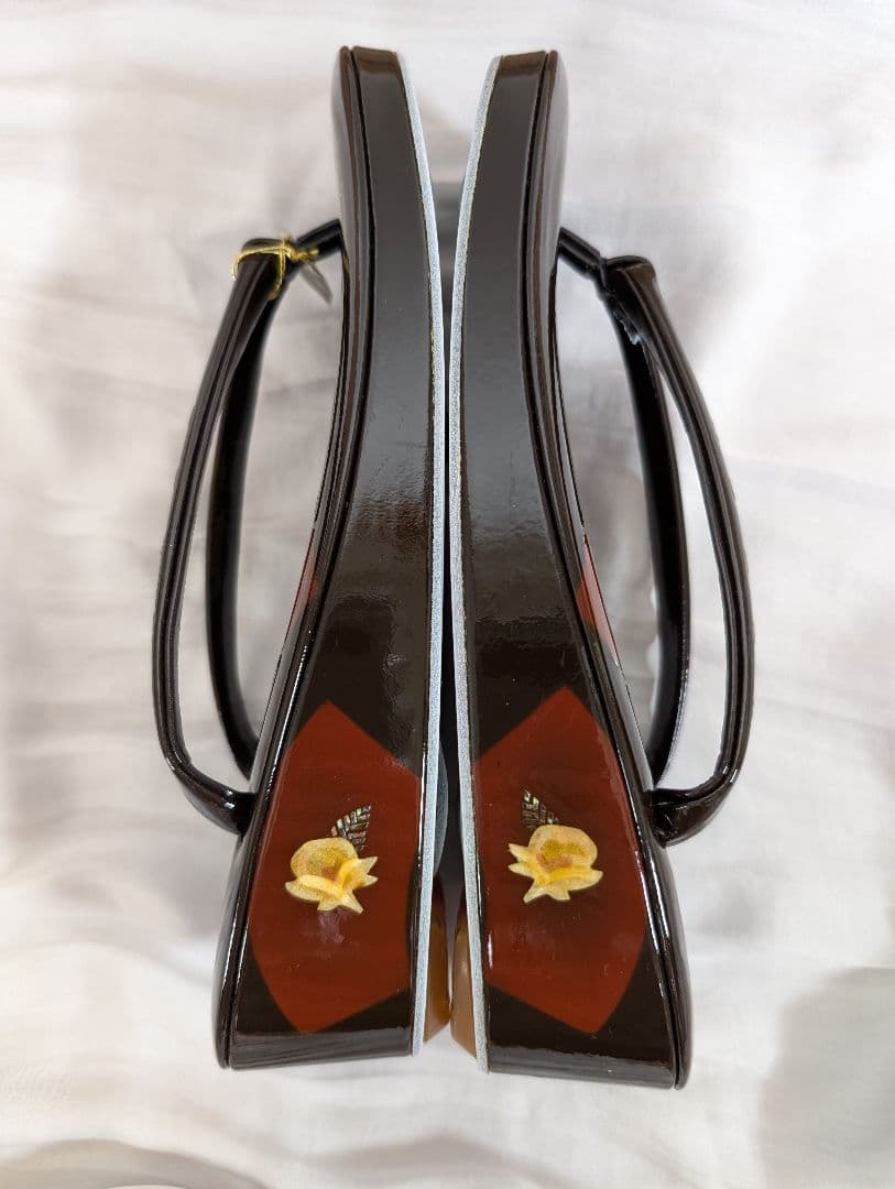 美品♪キンワシ印 和装 草履 バッグ セット 螺鈿細工 振袖 成人式