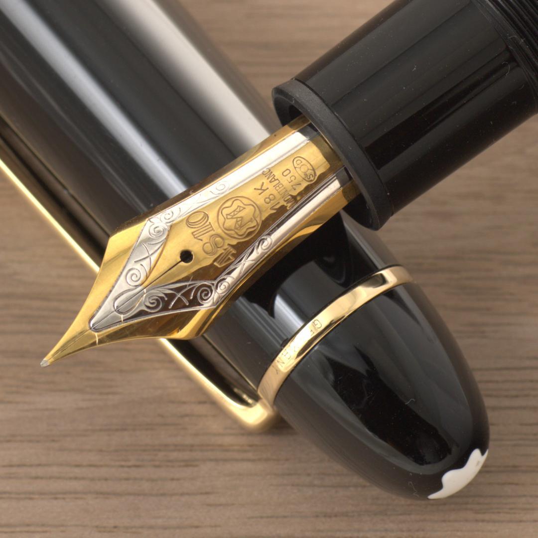 ★美品★　モンブラン　万年筆　149　18K　三帯　EF　ヘミングウェイ芯