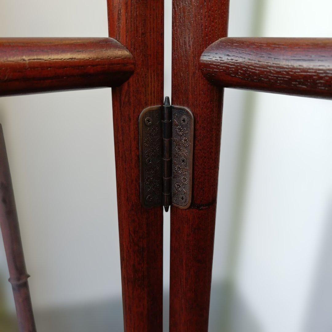 衣桁 服かけ ハンガー 180度回転 衣紋掛け 着物掛け 古道具 和家具の