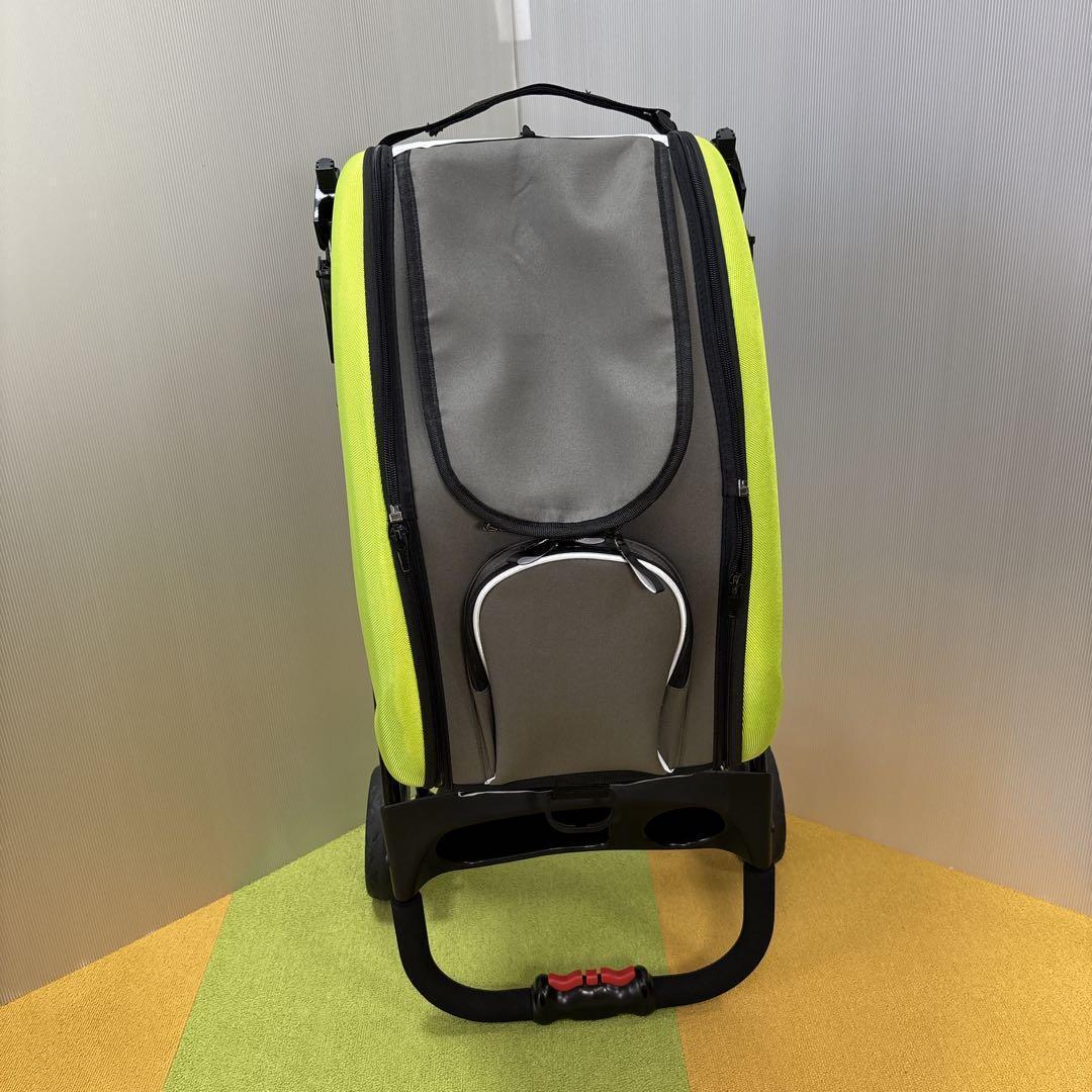 値下げ毛決行！ アイリスオーヤマ ペットカートグリーン 折りたたみ