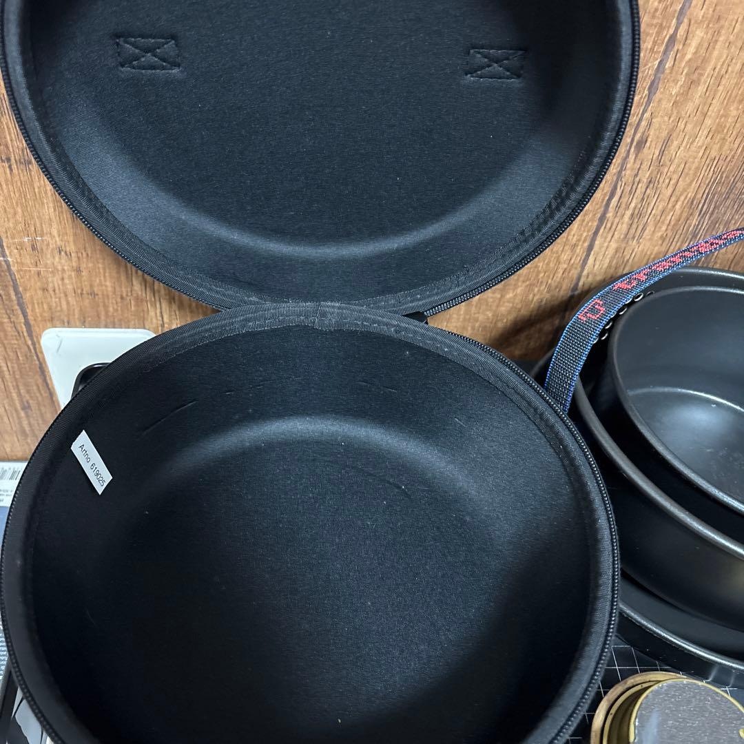 トランギア ストームクッカーL・ブラックバージョン 専用ケース付き