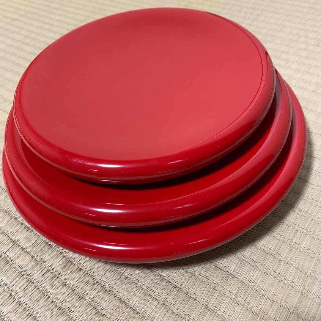 紅房 べんぼう 琉球漆器 丸盆 民藝