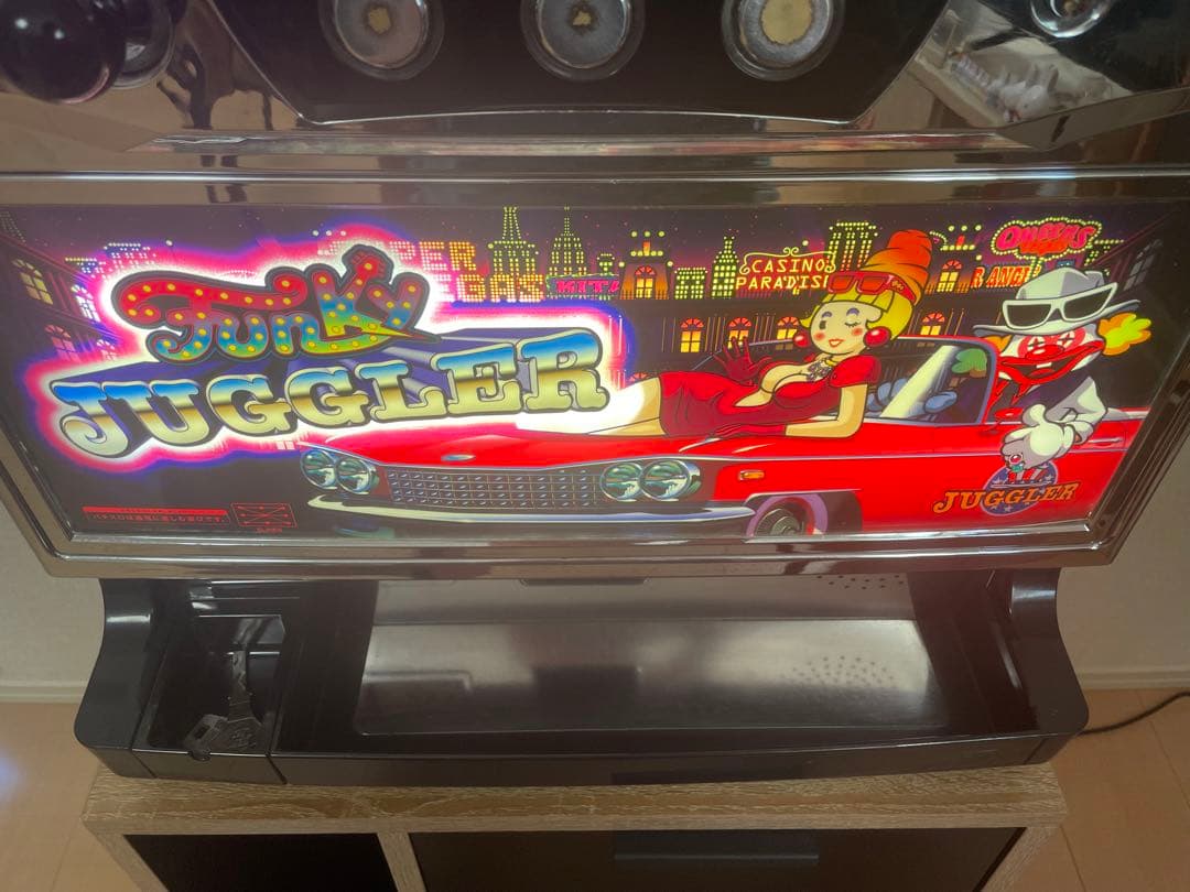 スロット ファンキージャグラー 5号機 実機 コイン不要機