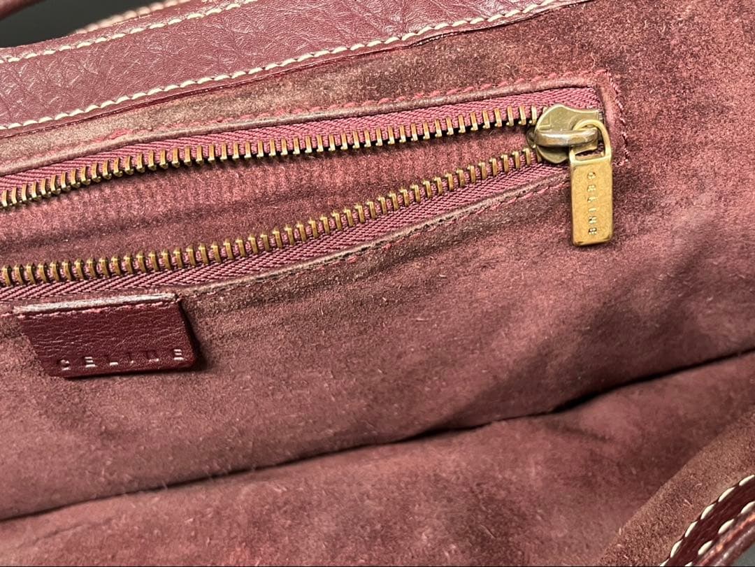 ★CELINE セリーヌ レザーハンドバッグ