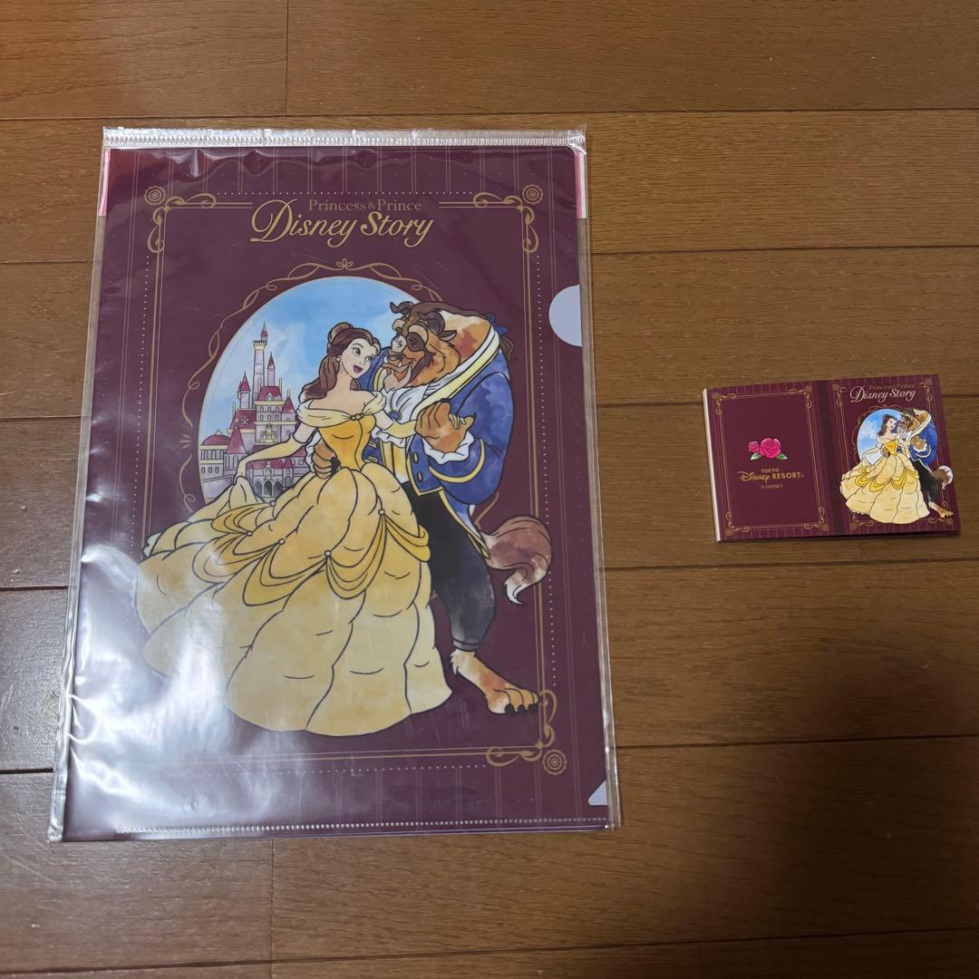 美女と野獣 クリアファイル メモ セット 東京ディズニーリゾート ベル