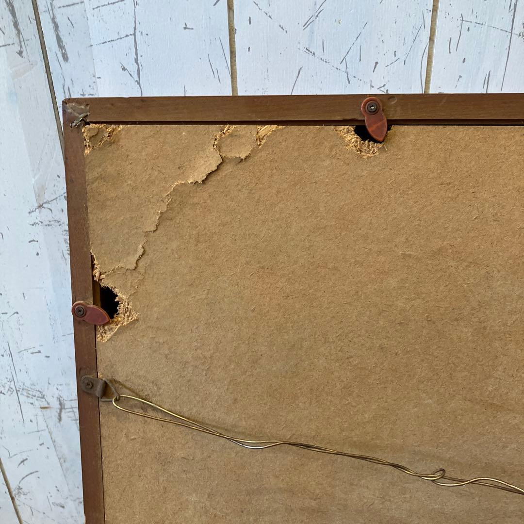 昭和レトロ 赤富士 富士山 夕焼け 景色 風景 古民家 古民具 日本画 絵画