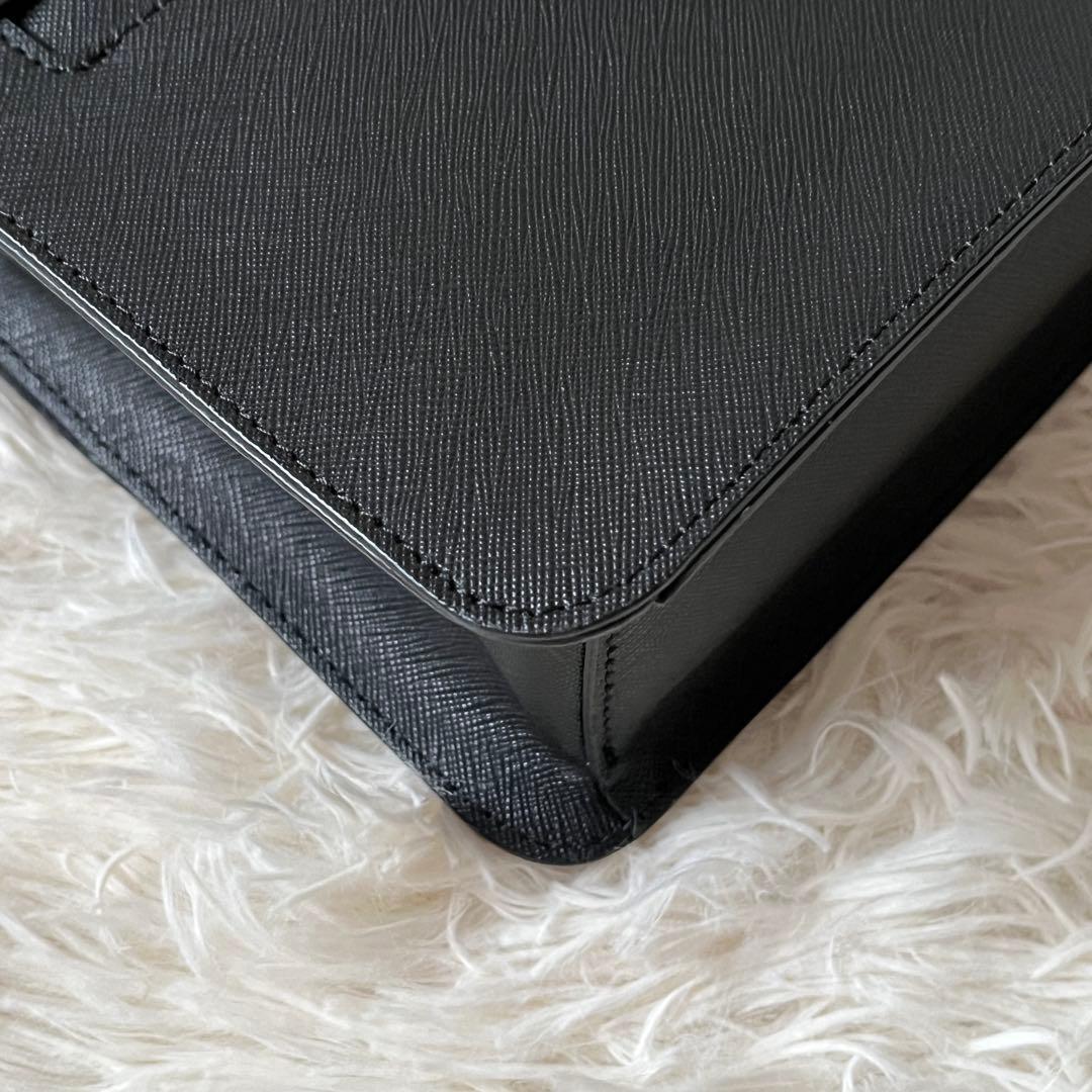 未使用級✨アニエスベー 2Wayハンドバッグ サフィアーノレザー