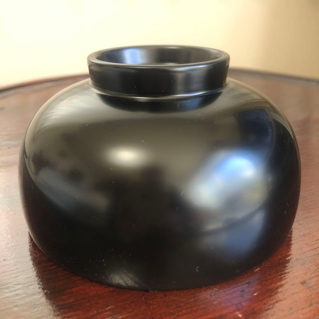 浄法寺塗　夫婦汁椀　銀杏紋　2客　うるみ工芸　天然木　専用箱　未使用品　美品