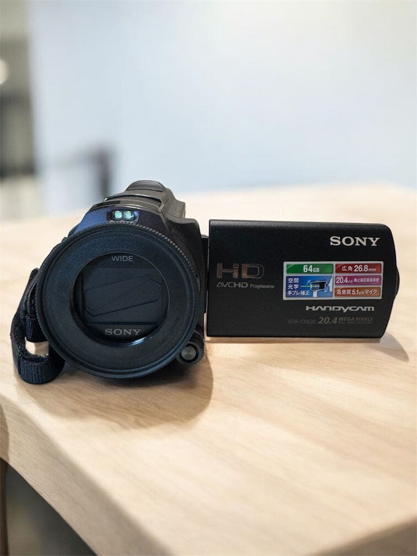 極美品☆SONY HDR-CX630 付属品完備、バッテリーあり