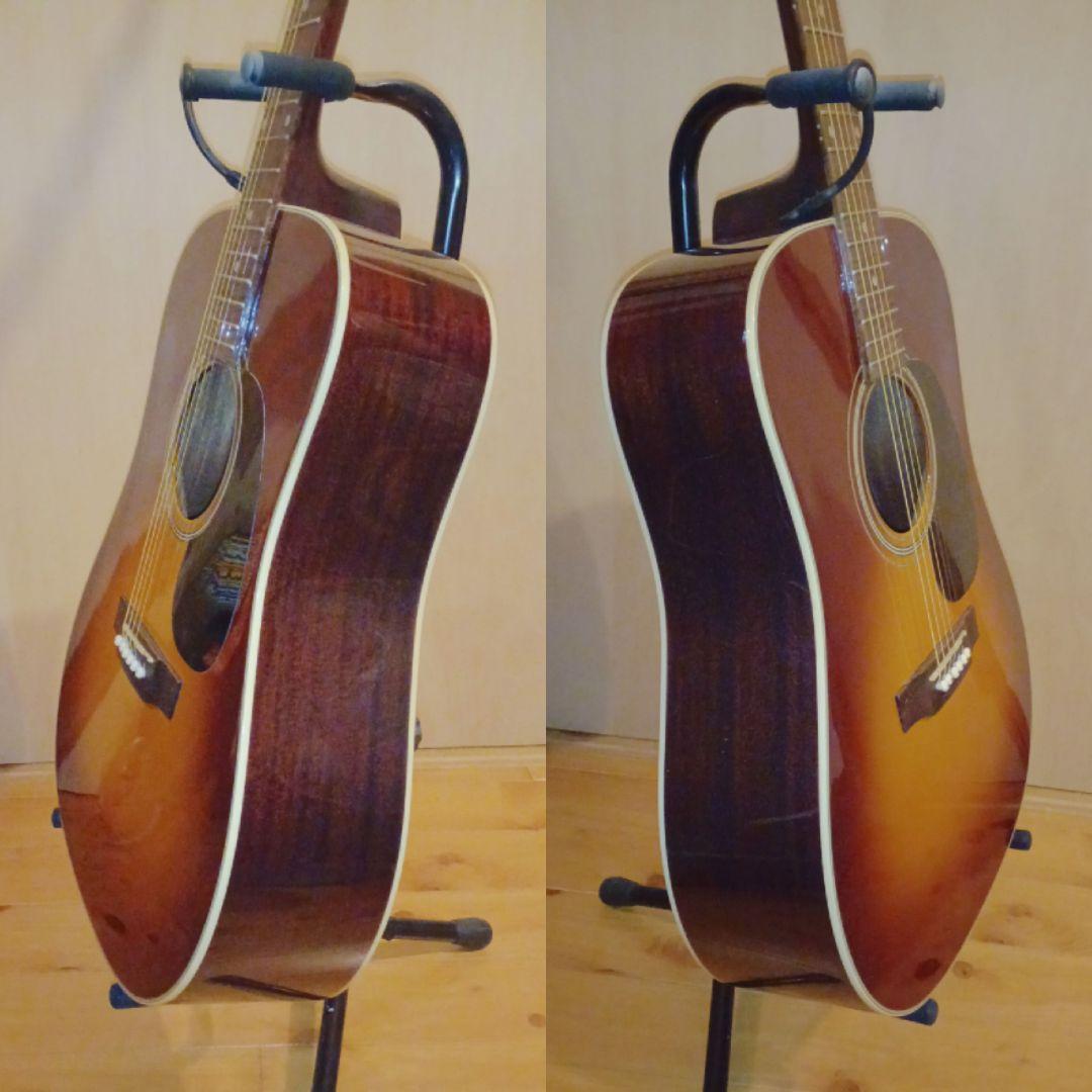 送料込】【美品】アリア ドレッドノート ARIA トップ単板 低弦高 整備済