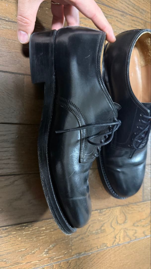 moto 墨染コードバン プレーントウ