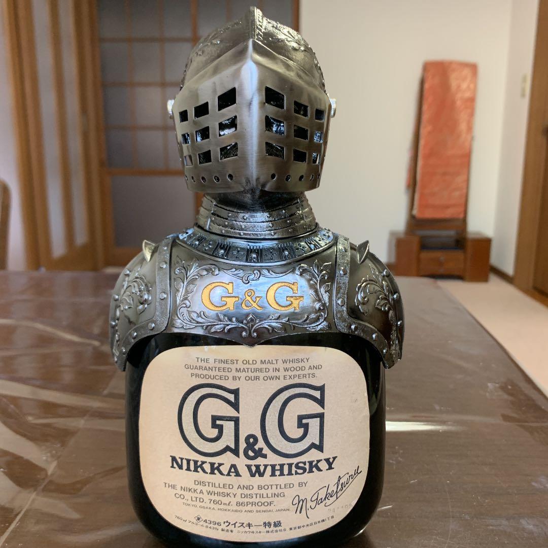 ニッカ G&G ウイスキーボトルカバー 騎士 甲冑 サントリーオールド
