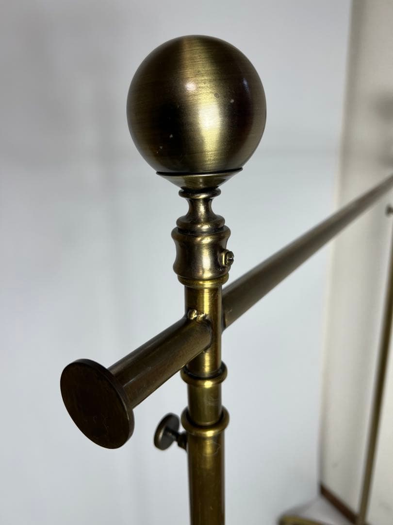 ① アンティーク　ゴールド　ハンガーラック デコラタイプ　幅90cm