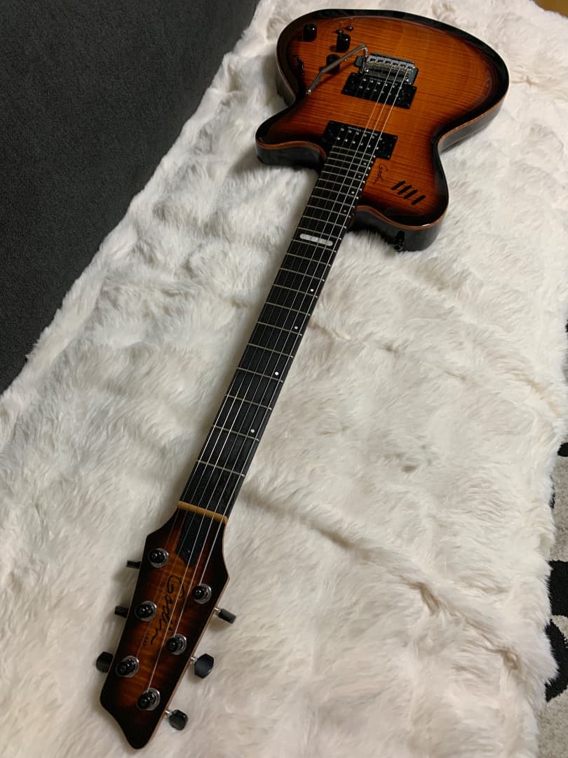 ギター Godin LGXT Cognac Burst Flame AAA