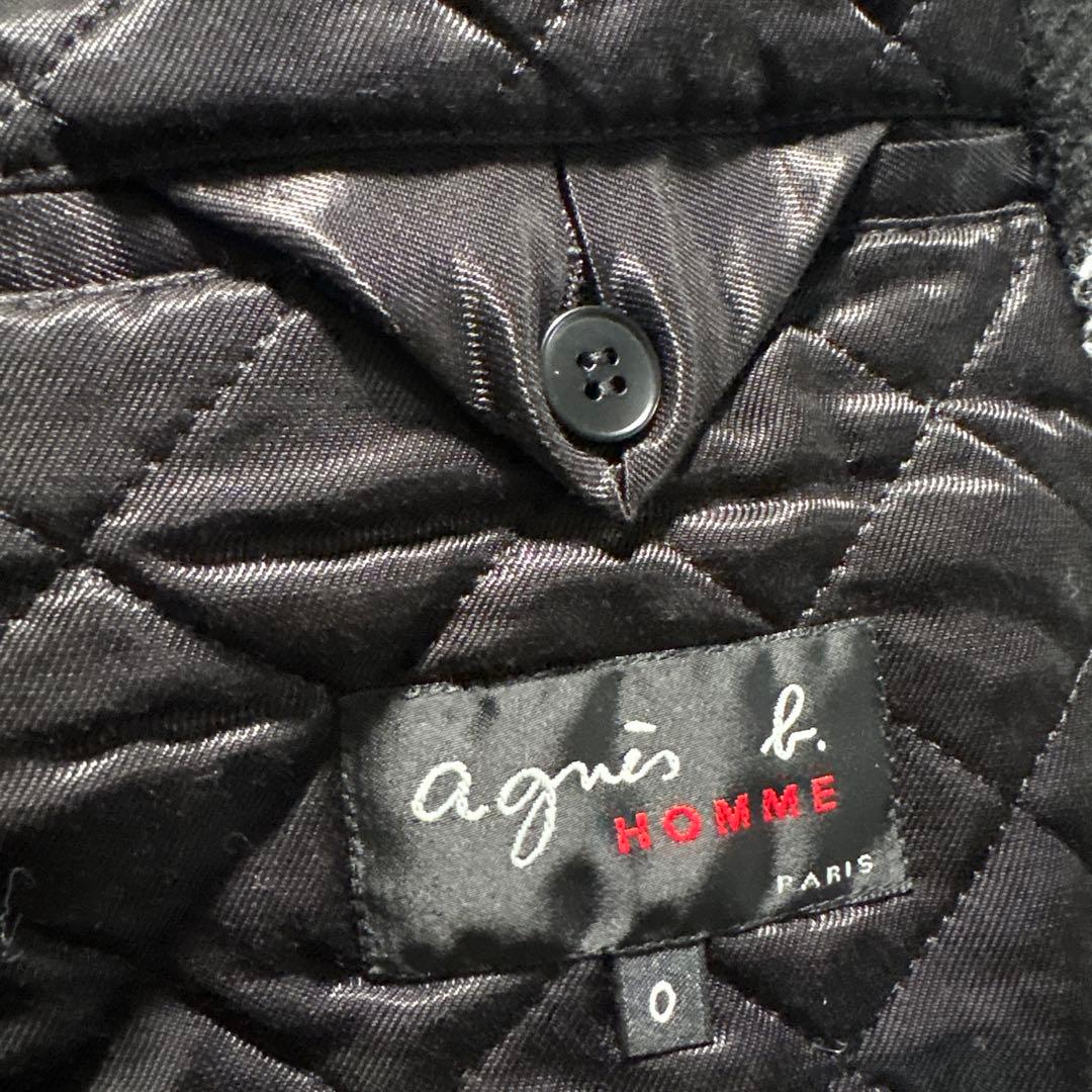 参考定価10万弱 現行 agnès b. wool zip blouson O