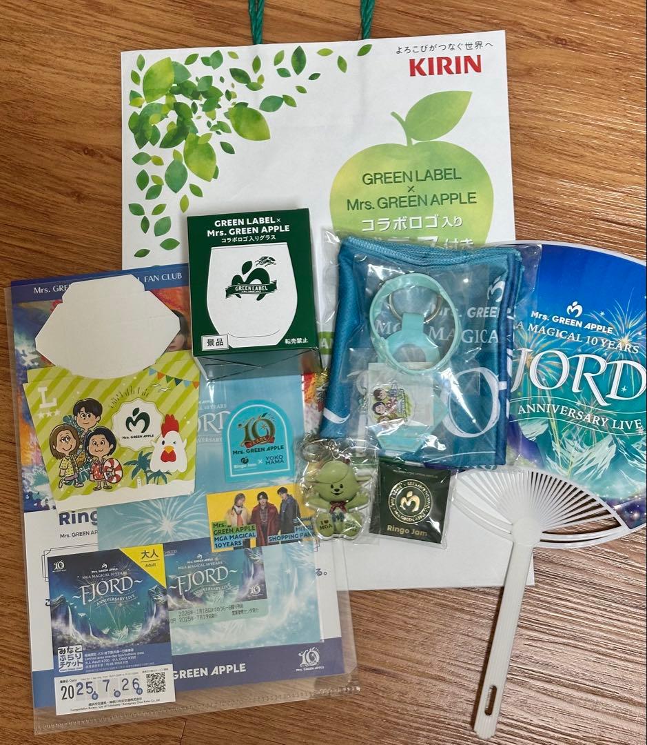 Mrs. GREEN APPLE JAM'Sくじ メメル キーホルダー+31点 Mrs. GREEN