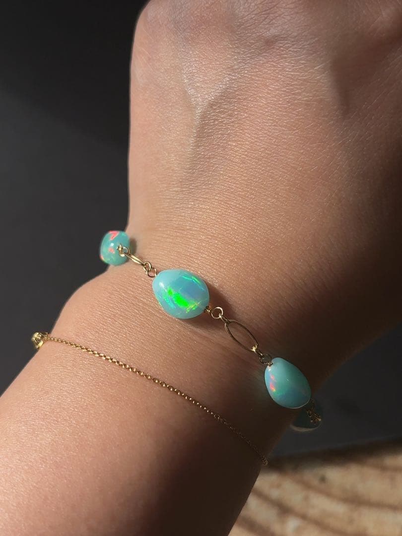 シーブルーカラーオパールset R958