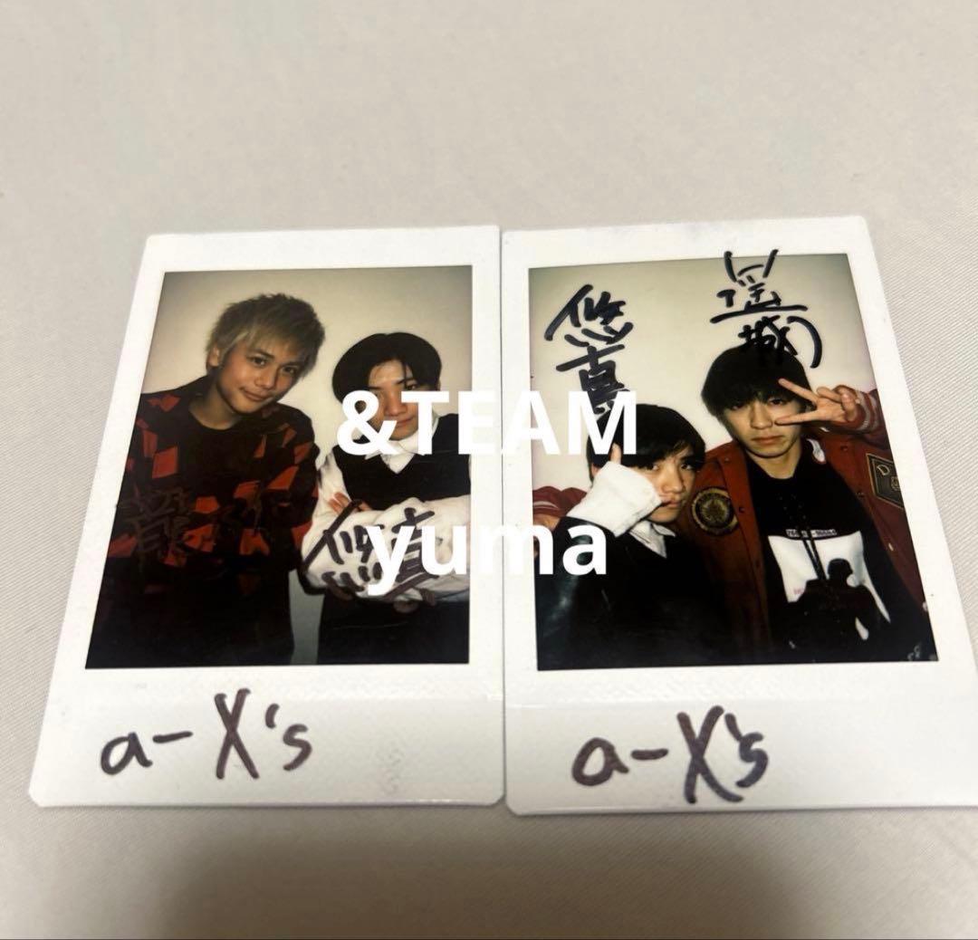 &TEAM yuma サイン入りチェキ 2枚セット