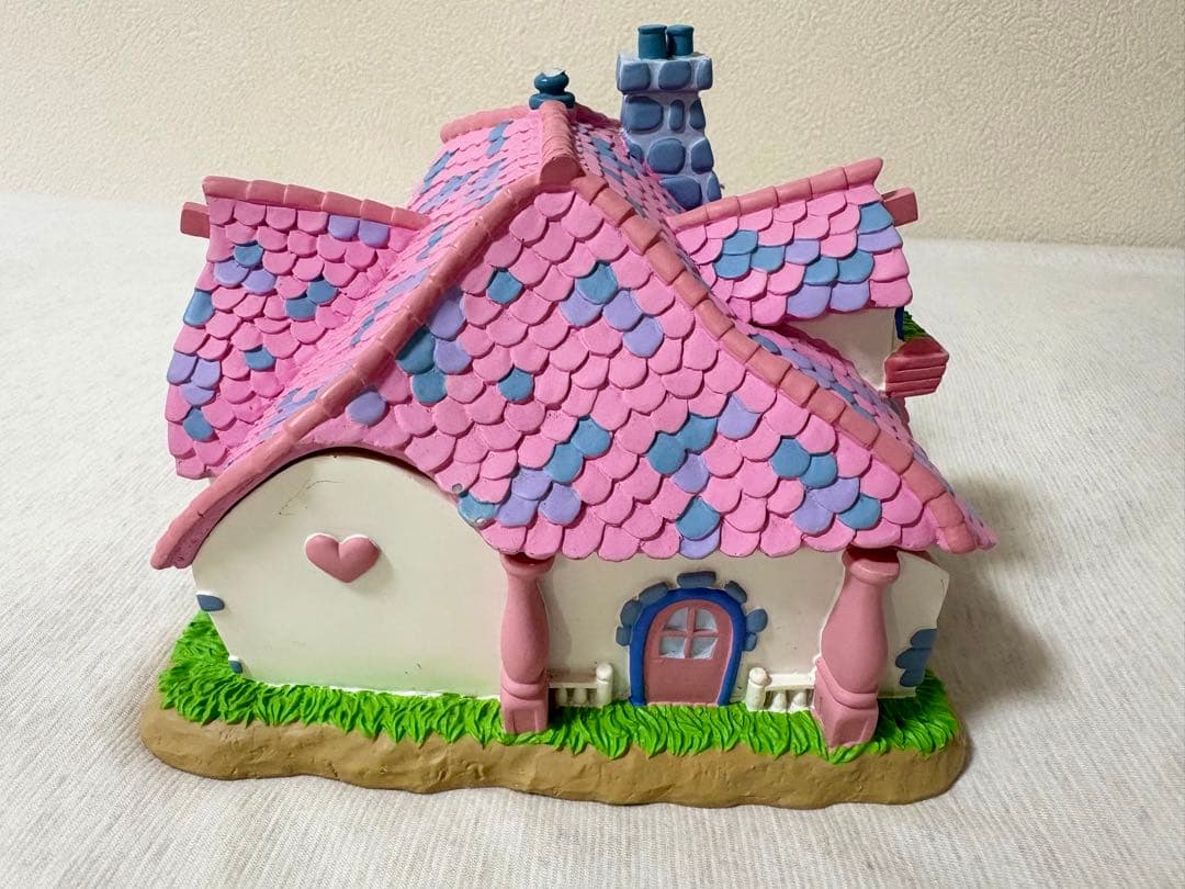 約30年前の非売品、UCC当選品】ミッキー ミニー ドナルドの家 陶器置物