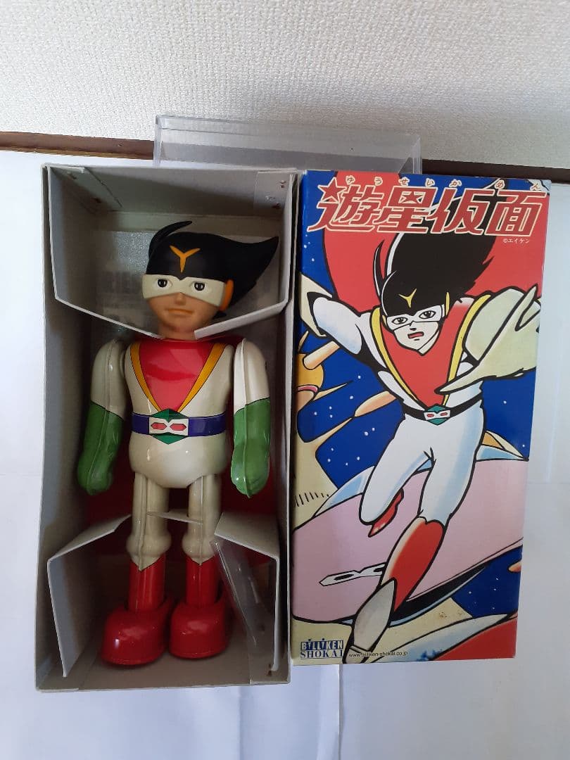 ビリケン商会【遊星仮面】ブリキ(頭部硬質ソフビ)ゼンマイ歩行 Amazon