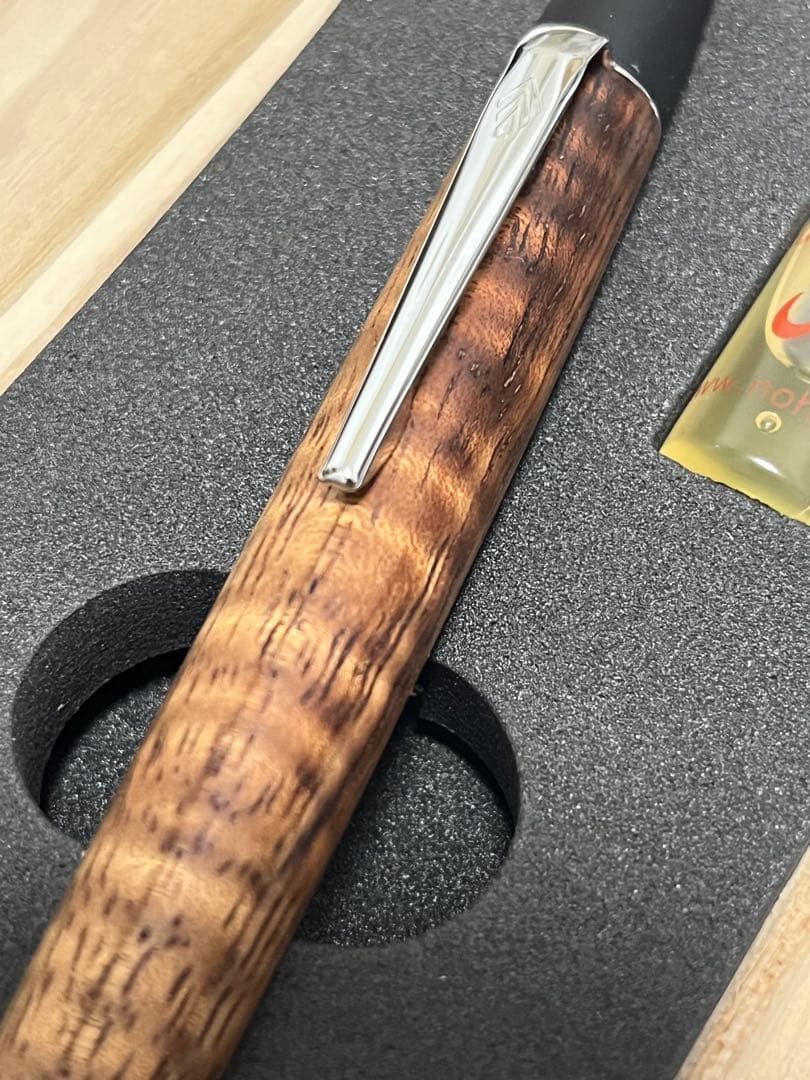 野原工芸 ハワイアンコアカーリー ボールペン ロータリー SANZO