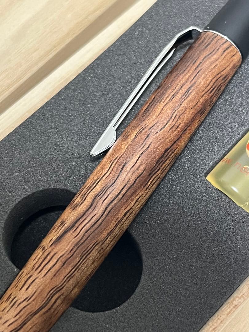 野原工芸 ハワイアンコアカーリー ボールペン ロータリー SANZO