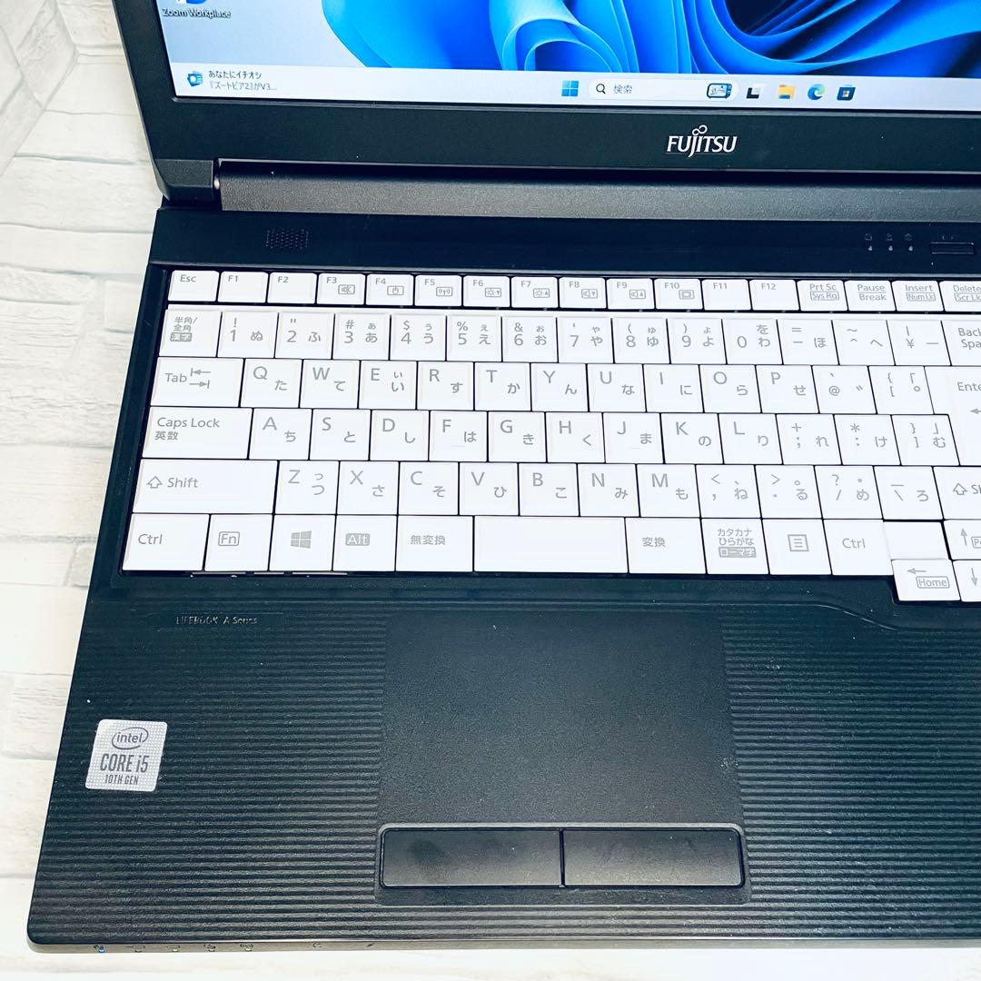 富士通 ノートPC 第10世代 office DVD 大容量500GB 16GB