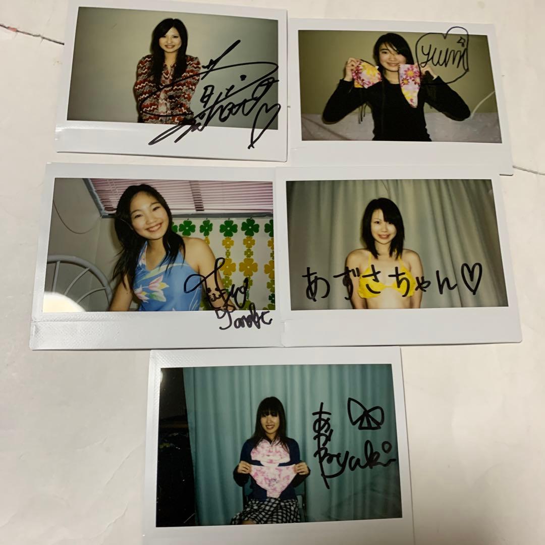 サイン入りポラロイド写真 Not YET アイドルグッズ