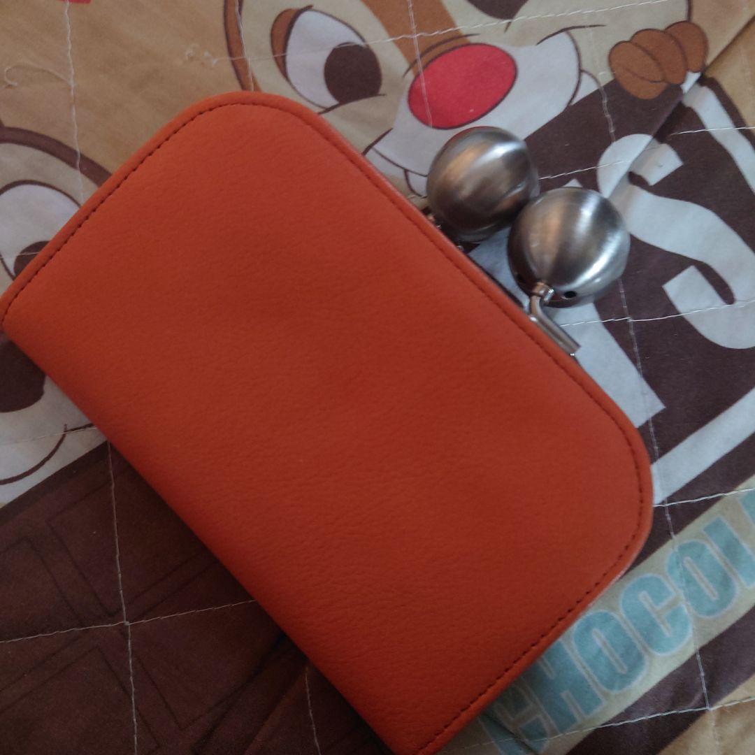 カワカワ折り財布ウォレット folded wallet がま口 レザー 本革