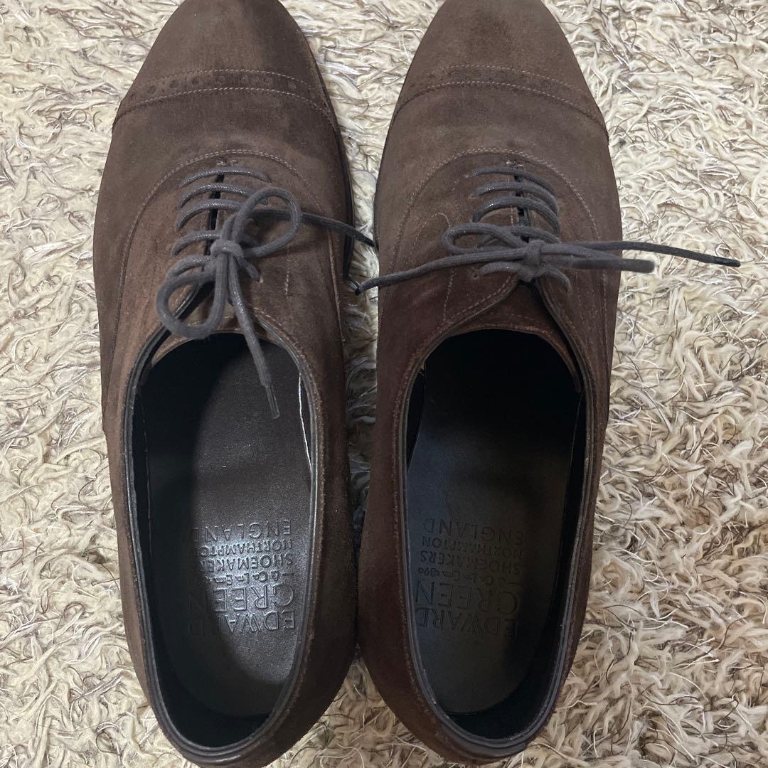 Edward Green E202 スエード　ダークブラウン