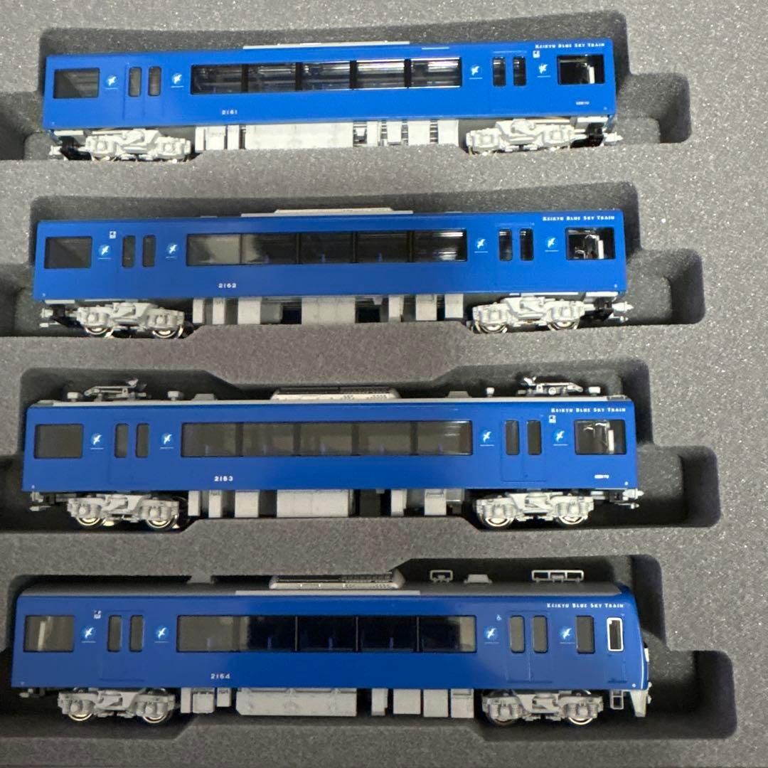 【未使用美品純正室内灯付】 KATO 京急2100形ブルースカイトレイン 8両