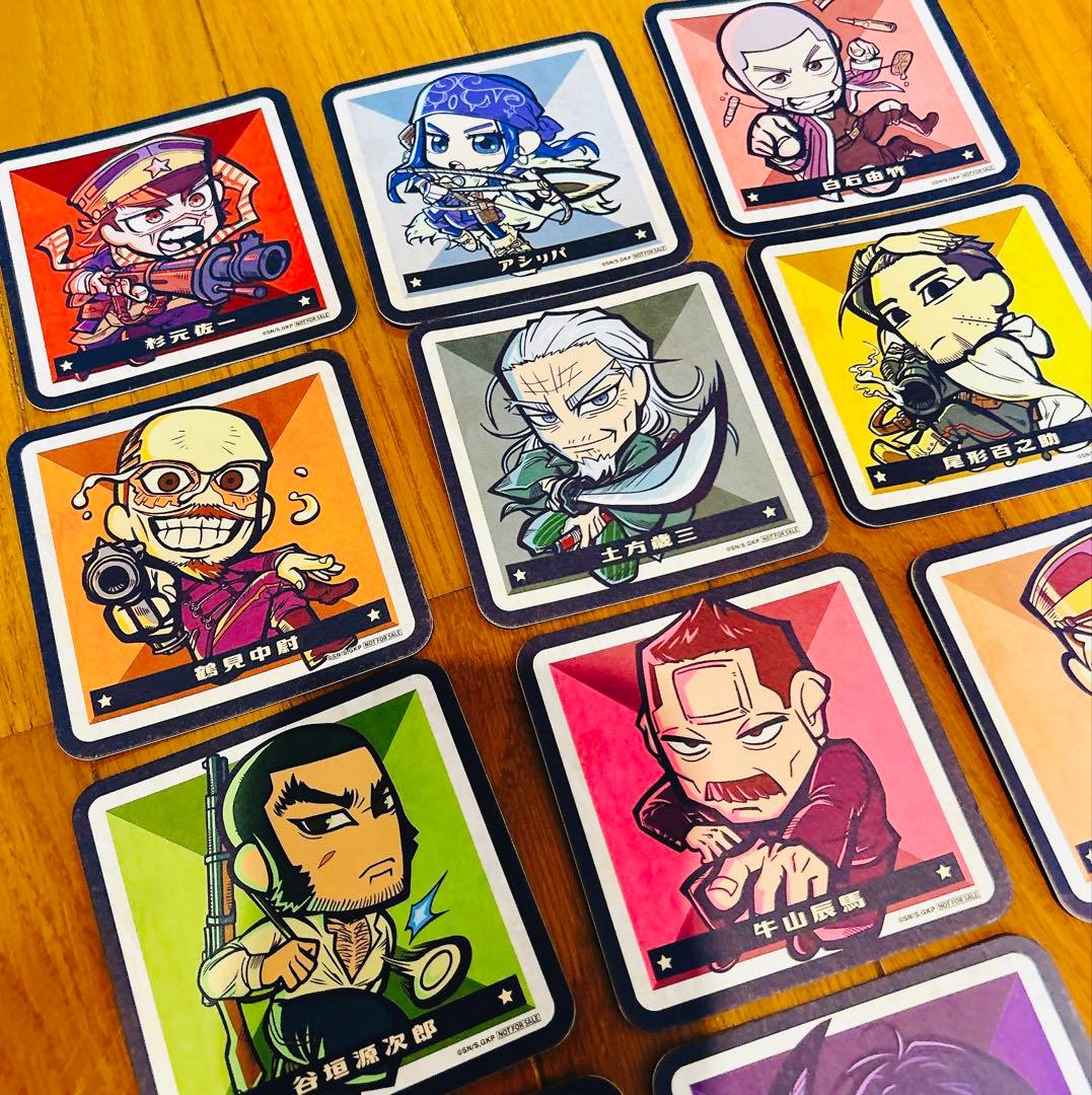 ゴールデンカムイ 黄金喫茶 コースター 14枚セット