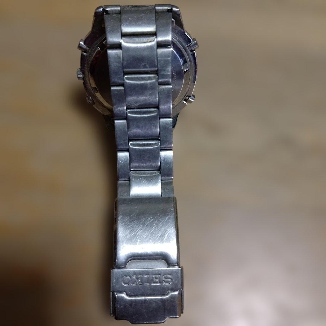 SEIKO クロノグラフ腕時計 電池切れ