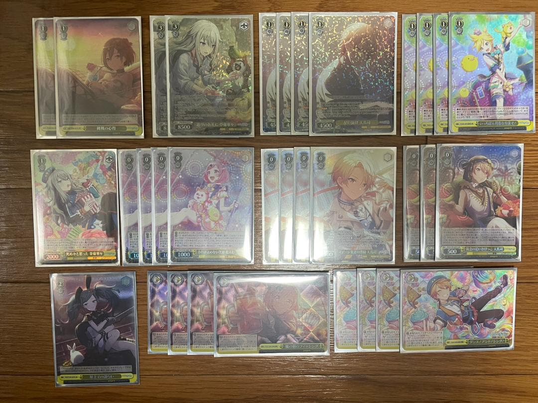 ヴァイス プロジェクトセカイ foil多数8枝デッキ 組換用パーツ付！