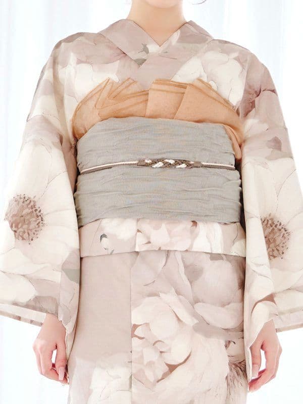 ♥未使用♥ シュガーナイン sweet コラボ 蒼華に咲く花浴衣 牡丹 くすみ色