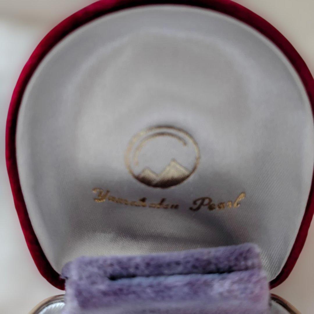 パール装飾のリング K18。