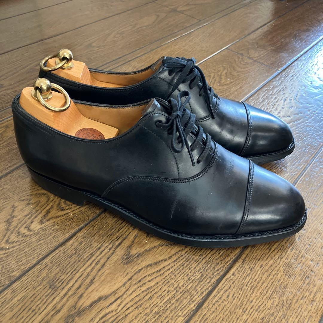 JOHN LOBB／ジョンロブ黒レザー ドレスシューズ 5 1/2