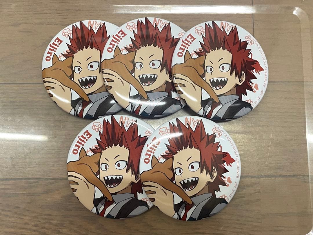 ヒロアカ 切島鋭児郎 缶バッジ - メルカリ