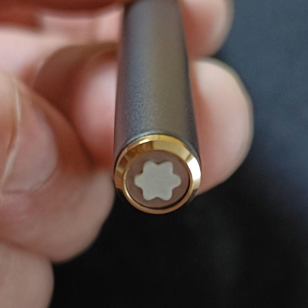 極希少】モンブランスリムライン万年筆ボルドーボディー