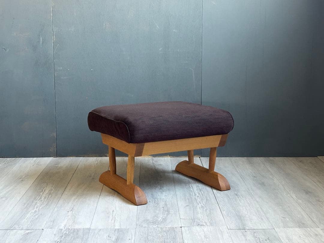 飛騨産業　キツツキマーク　KAYA オットマン　スツール　オーク無垢材 NG