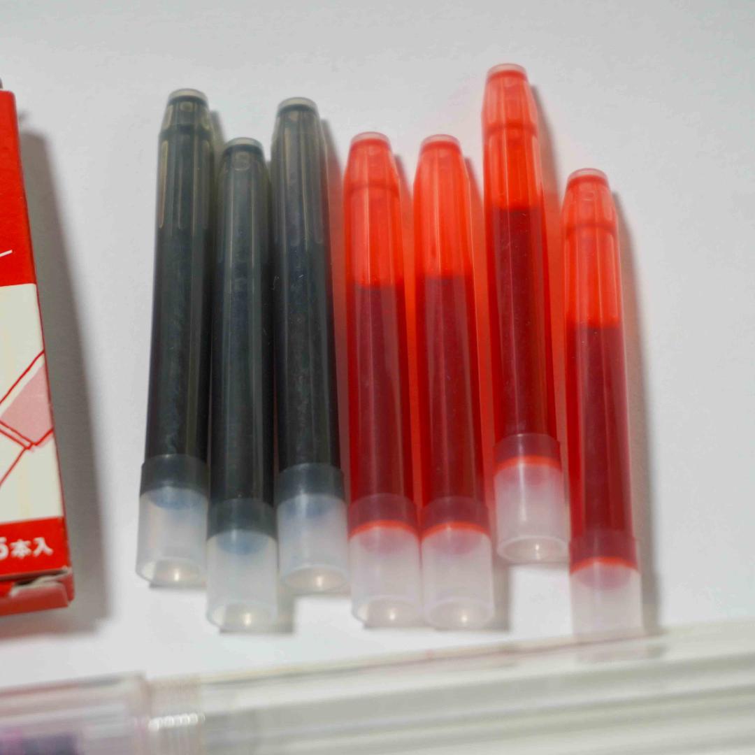 PILOT 万年筆 カートリッジインキ レッド 万年筆本体＋カートリッジ