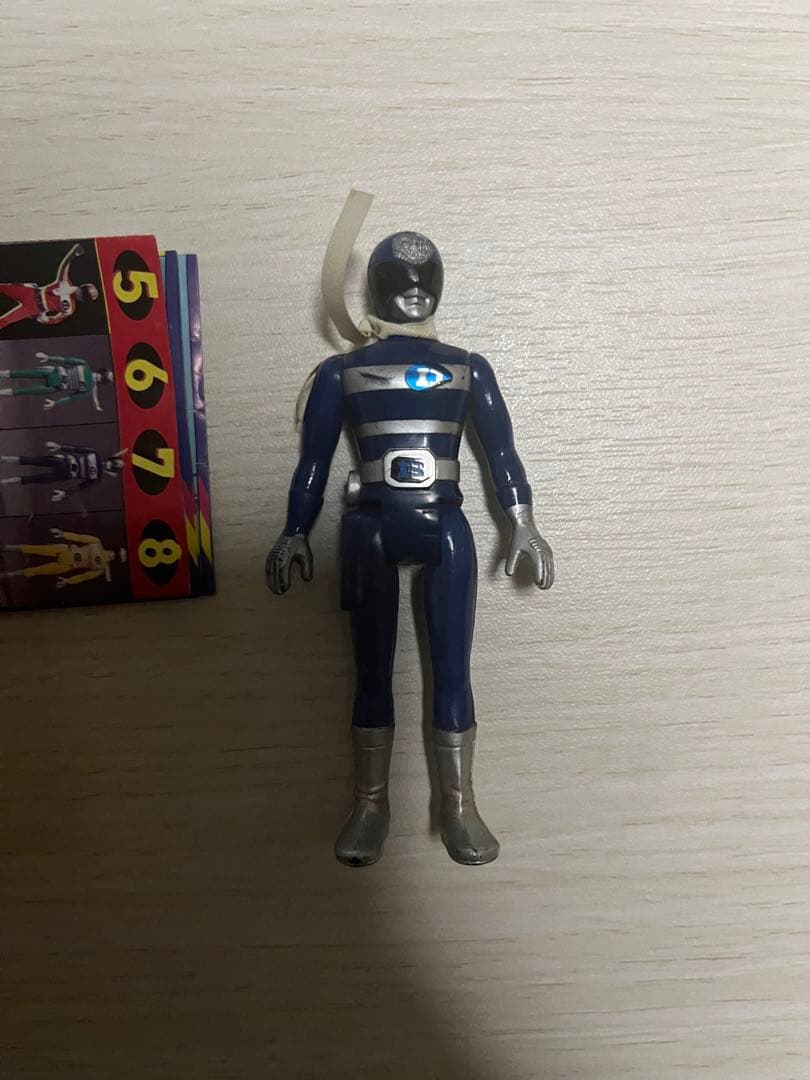 ⚠️当時物ワールドヒーロー電磁戦隊デンジマンデンジブルーポピー