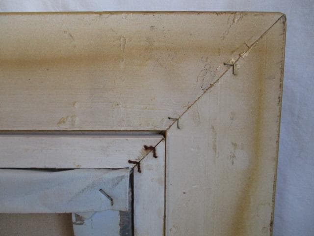 油絵　絵画　額入り　肉筆　風景画　パリ　作者不明　大きい　ガラス込み　F10号